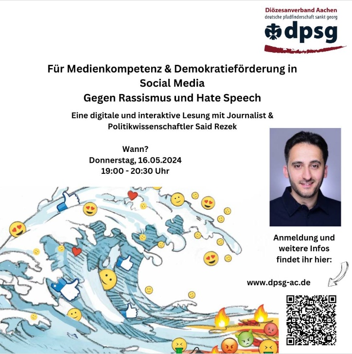 Für Medienkompetenz & Demokratieförderung in Social Media (c) DPSG